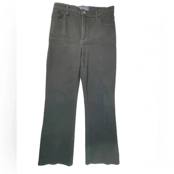 NYDJ Black  Bootcut Lift Tuck Size 8P - Picture 1 of 9